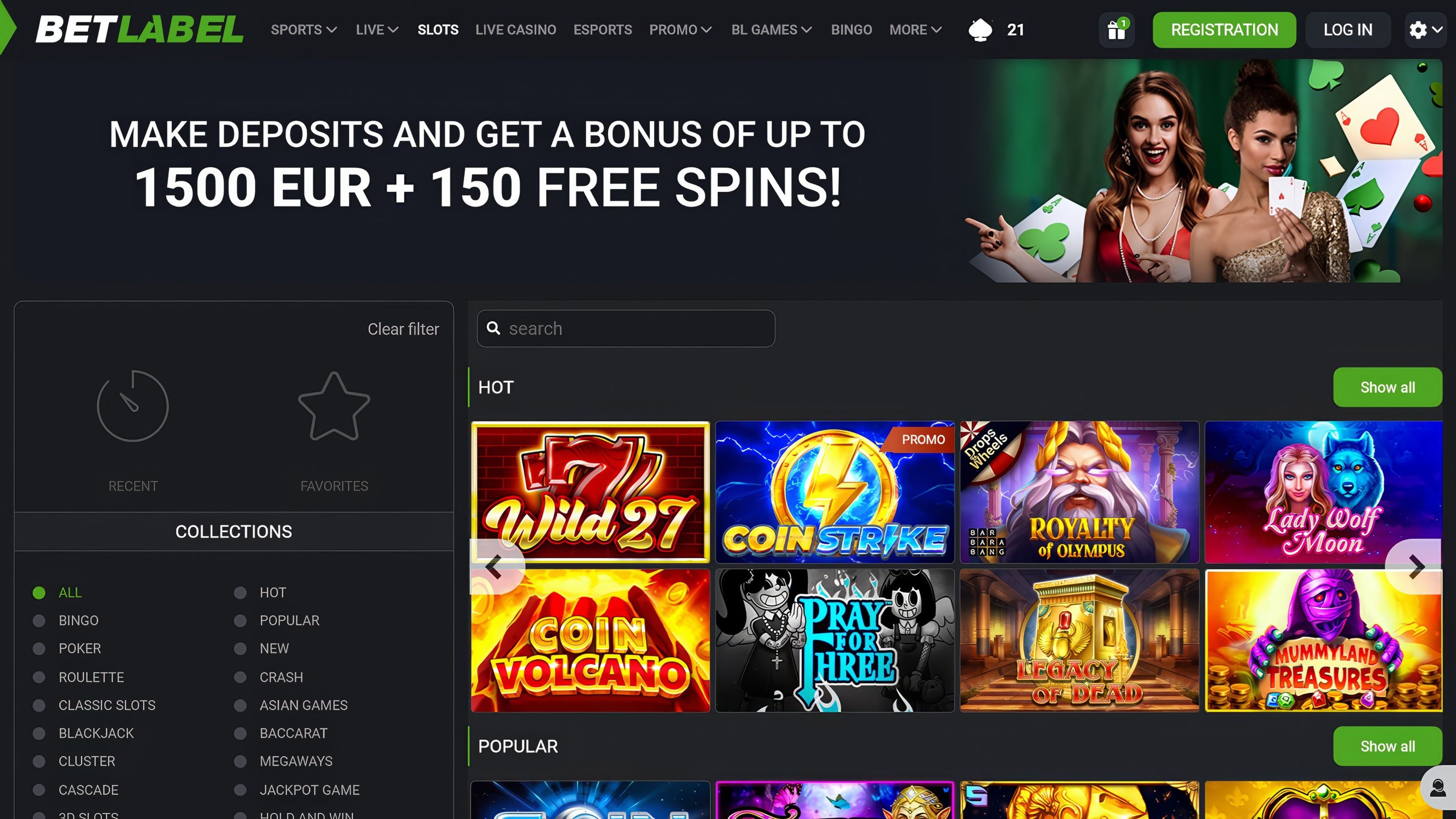 BetLabel desktop screenshot 2